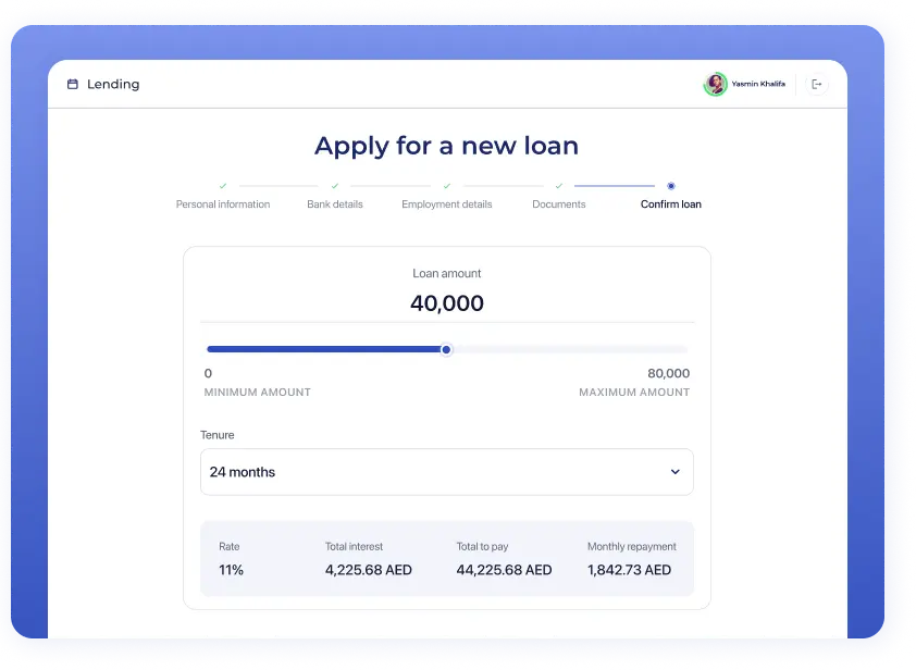 Simplify loan applications with AI-driven KYC/KYB, automated identity verification, and customizable workflows to meet regulatory requirements across multiple markets.